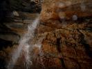 Brunneckerhöhle - Der erste richtige Wasserfall. Sieht zwar scheisse aus, ist aber bestimmt fast 20 Meter hoch. Siehe den Kaspar am oberen linken Bildrand.