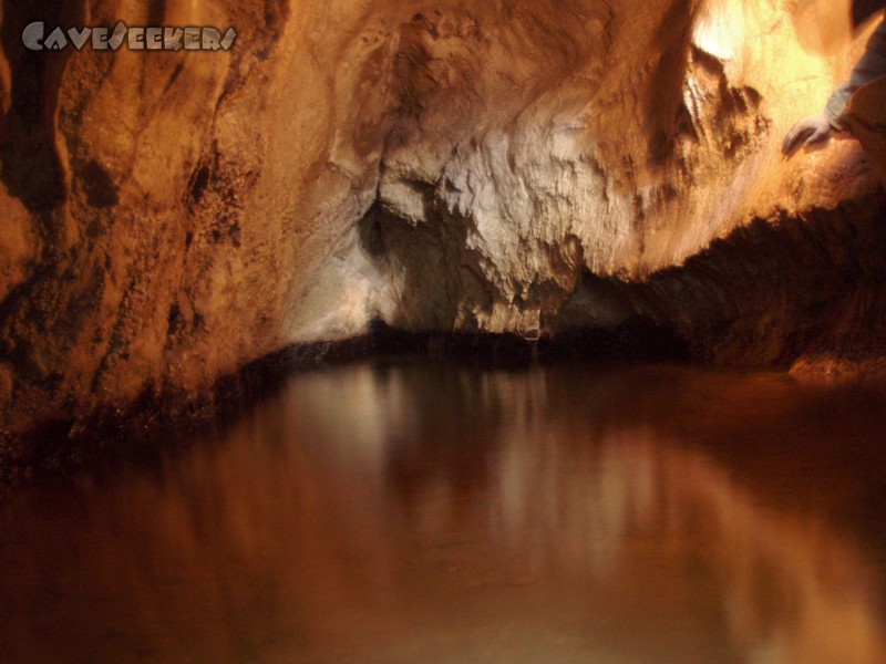 Angerlloch: Eine der zahlreichen Wasserstellen