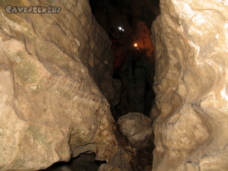 Angerlloch: typischer Höhleneindruck