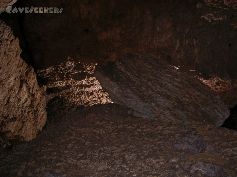 Anton-Völkel-Grotte: Raumstrukturen.