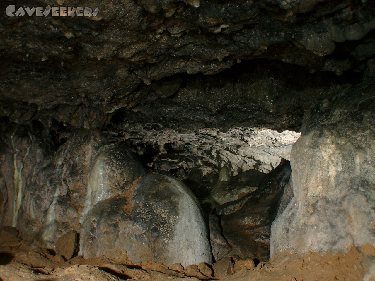 Bärenhöhle: In der grossen Halle.