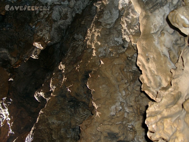 Bismarckgrotte: Bismarckgrotte - Ausgelaugt.