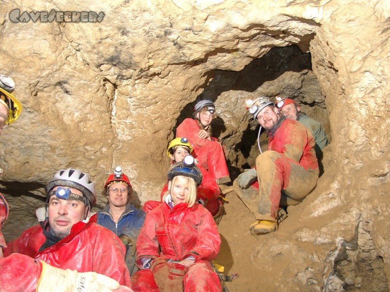 Bismarckgrotte: Pausierer.