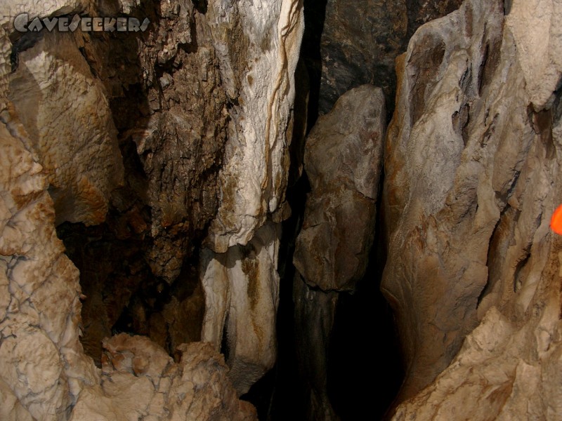 Brunneckerhöhle: Weiterer typischer Anblick.