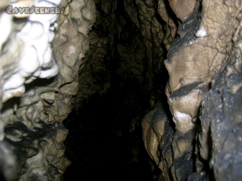 Brunnsteinhöhle: Hätte eigentlich gelöscht werden sollen.