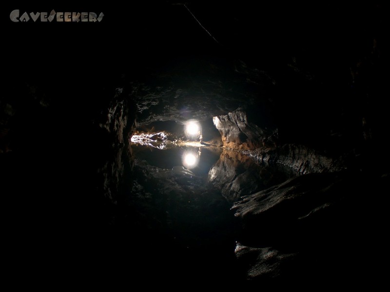 Buso della Pisatela: Der mutmaßliche See.