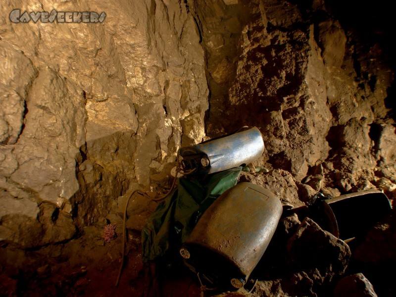 Buso della Pisatela: Grabungsutensilien