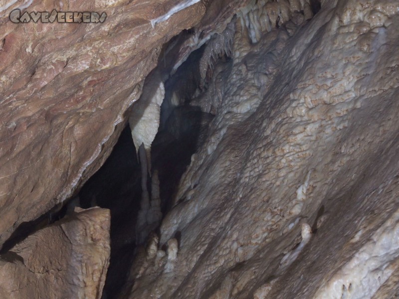 CWB-Höhle: Unpassierbar, keine sinterfreie Stelle