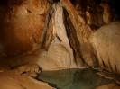Cova de sa Campana - Der See im Sala dels Gorgs gespeist durch eine Quelle, -174m.