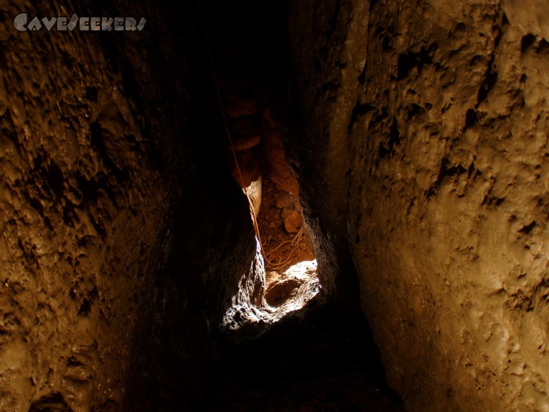 Dünndarmhöhle: Richung Schacht.