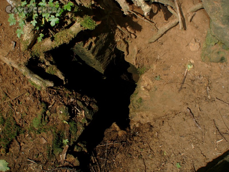 Dünndarmhöhle: Eingang nach dem Einfall.
