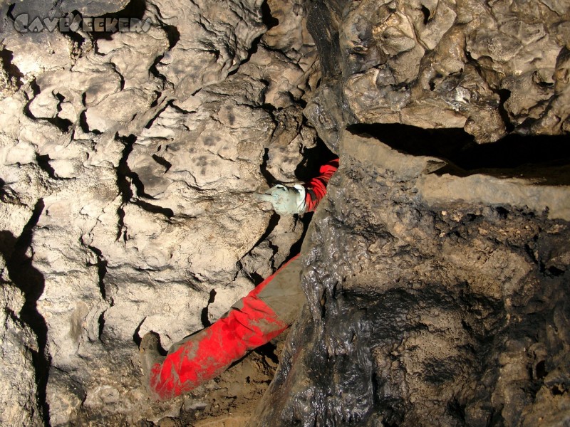 Dürrloch: Höhlenkommunikation: Ja, Wipplinger, basd scho.