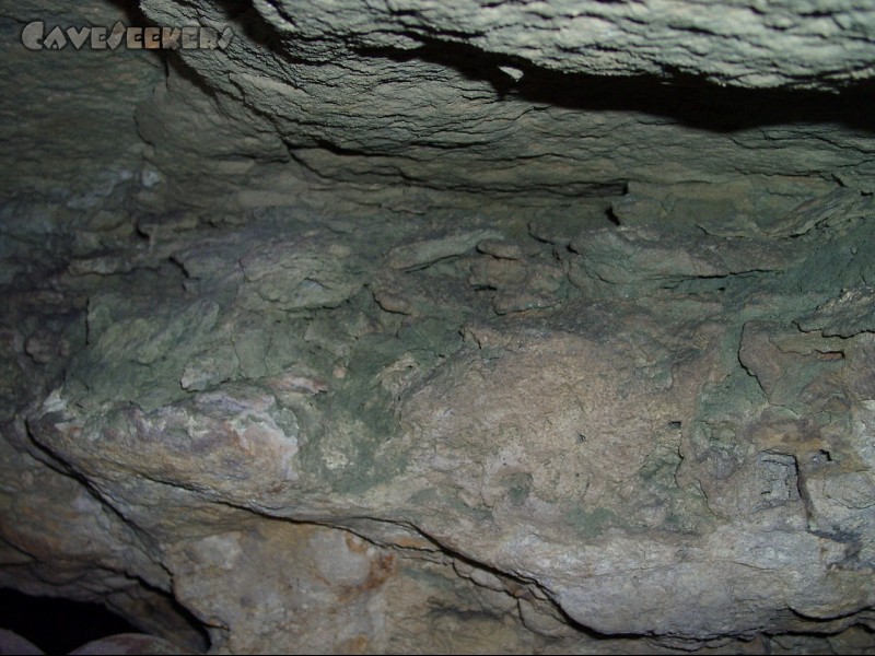 Eisenbahnhöhle: Regensburger Grünsandstein.