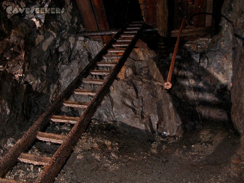 Erzgrube G.: alter Fluchtweg nach oben