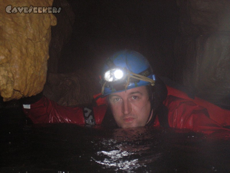 Falkensteiner Höhle: Wie bereits erwähnt: Aufgequollen.