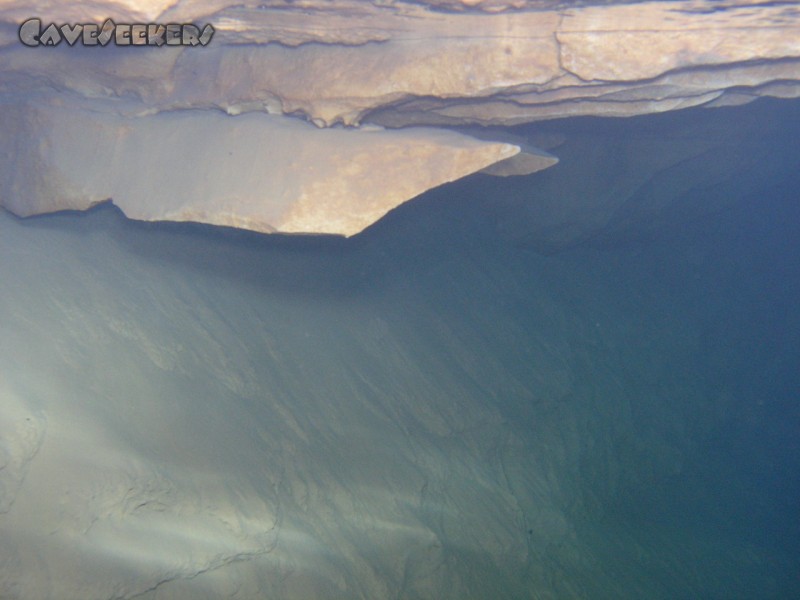 Falkensteiner Höhle: Unterwasserimpressionen.