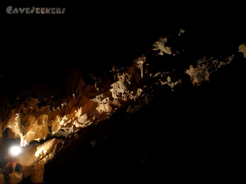 Feuertalsystem: Am linken Bildrand kann der Profi mal wieder Herrn Maccioni erkennen.