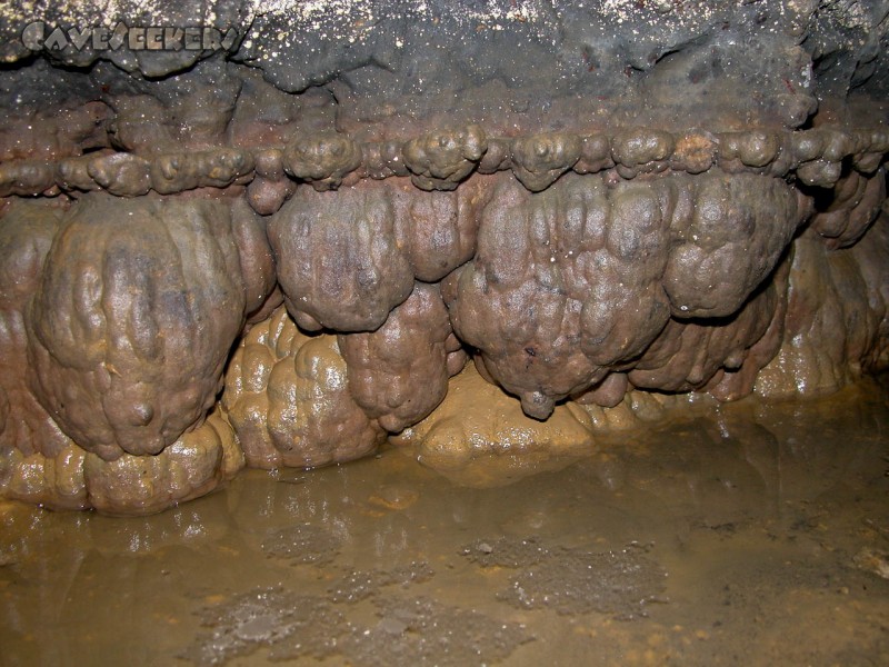 Fischerhöhle: Sinterbruste