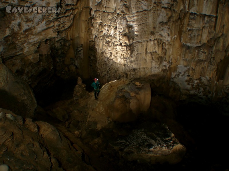 Gouffre De La Baume Des Cretes: Aber auch Herr Bunk ist schön anzusehen.