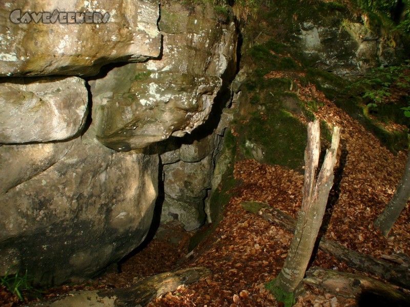 Grotte St-Barbe: Eingangsbereich.