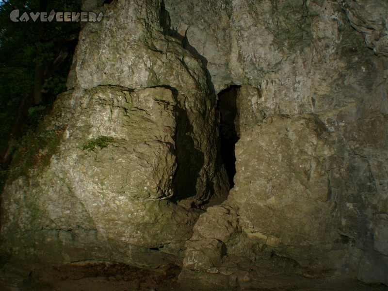 Gustav Jacob Höhle: Der Ausgang. 400 schmerzhafte Meter weiter.