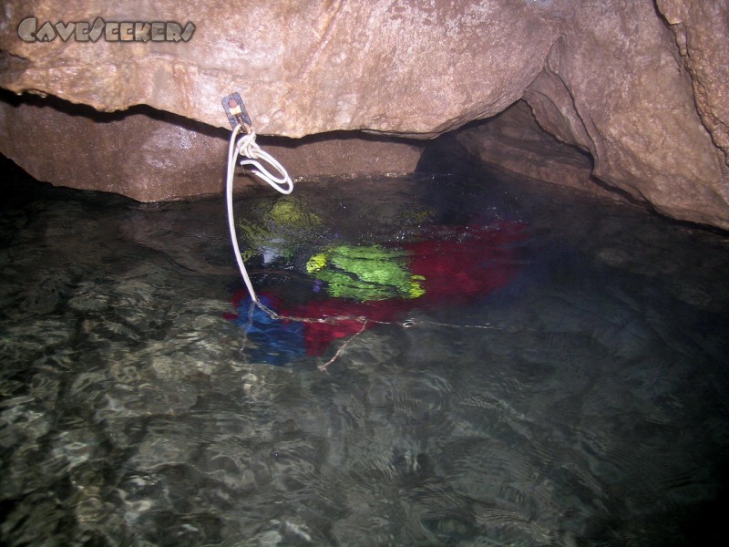 Hausener Bröller: Wie schön zu erkennen ist: Klares Wasser - 250 Meter weiter im Tal wird genau dieses Wasser weitgehend unbehandelt in die Trinkwasserleitungen gepumt.