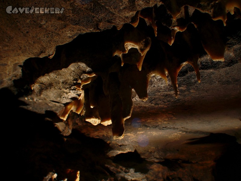 Heinzengrabenhöhle: Die einzigen Tropfsteine im Loch ...