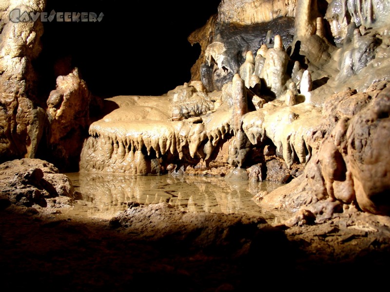 Kästnerhöhle: Oft anzutreffen: Pfützen.