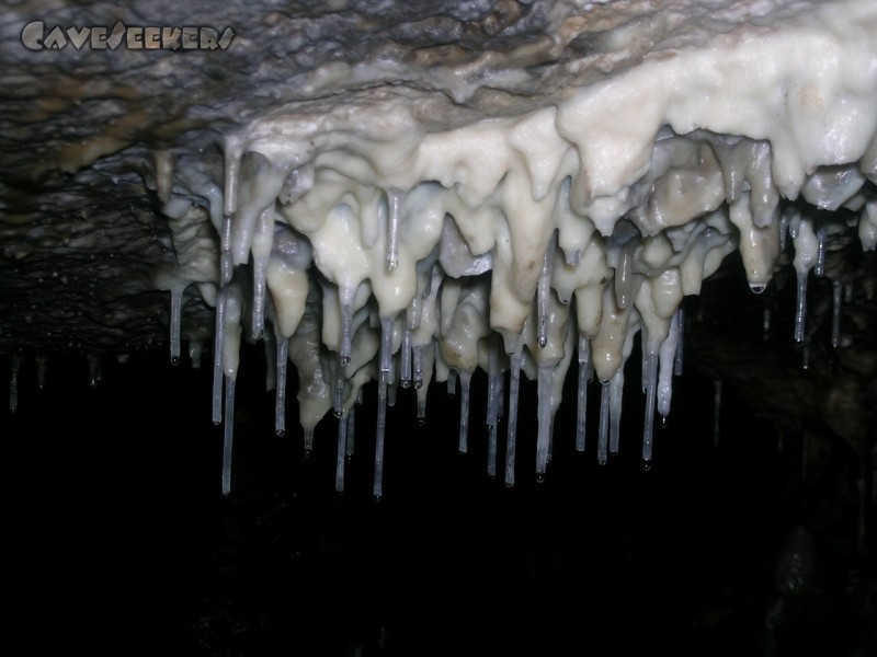 Kästnerhöhle: Durchbruch in Groß.