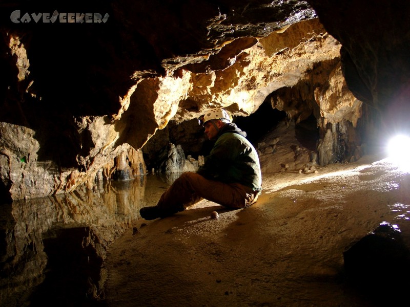 Kästnerhöhle: Nehls im Glück.