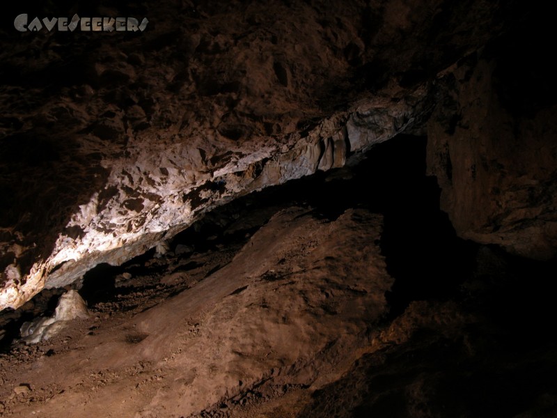 Kirchenweghöhle: Gangprofil.