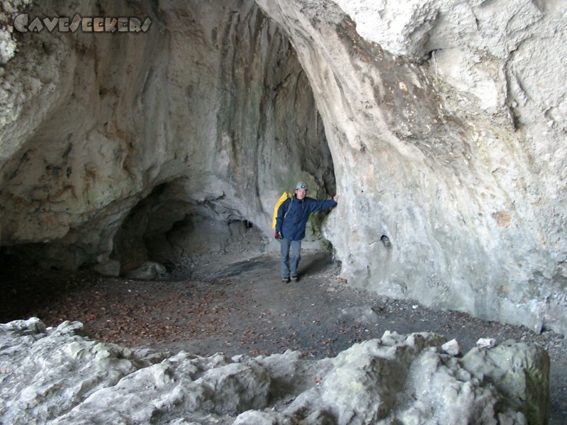 Klausenhöhlen: Portalbereich.