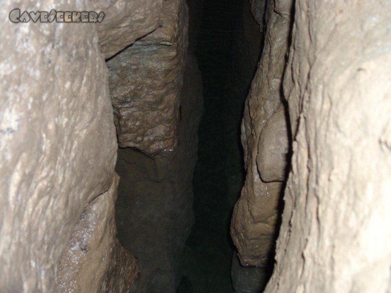 Kollerberghöhle: Hier ist kein Weiterkommen.