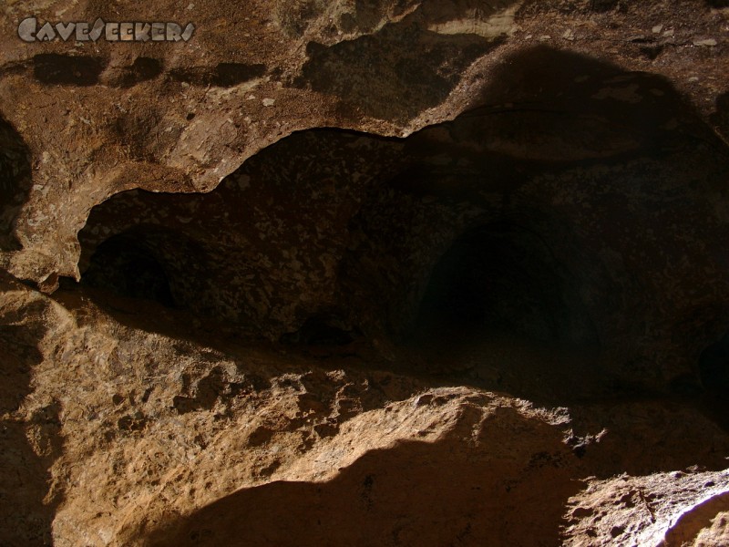 Kollerberghöhle: Schöne Deckenfotografie.