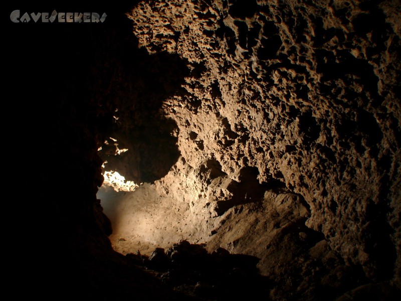 Lichtengrabenhöhle: Rechter, stark betretener Teil.