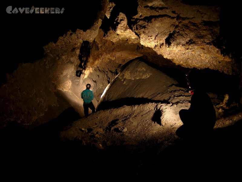 Lichtengrabenhöhle: Noch einmal die Haupthalle
