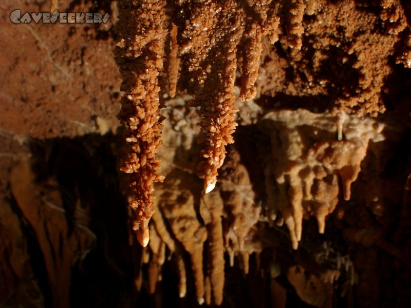 Orgasticibic: Die berühmten slowenischen Kristallstalagtiten. Hier 'in echt'.