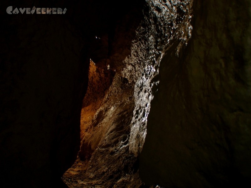 Rennerfelshöhle: Ein durchaus geglücktes Bild.