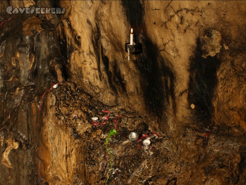 Rosenmüllerhöhle: Kerzen hier.