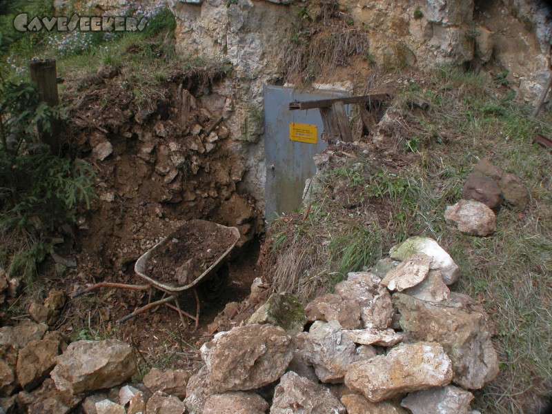 Rostnagelhöhle: Nach dem Abriss.