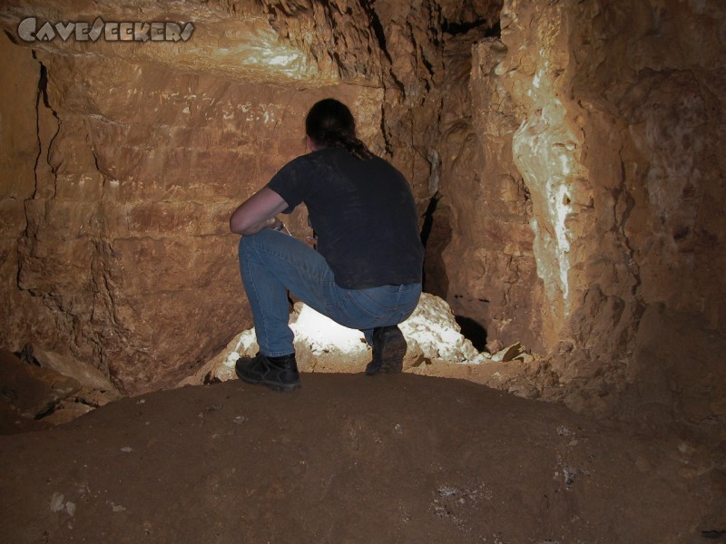 Rostnagelhöhle: Höhle ist auch ohne Schlaz zu befahren. Eigentlich unfassbar.