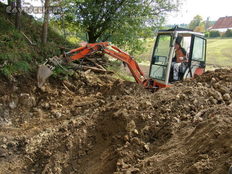 Rostnagelhöhle: Noch mehr Festplatz.