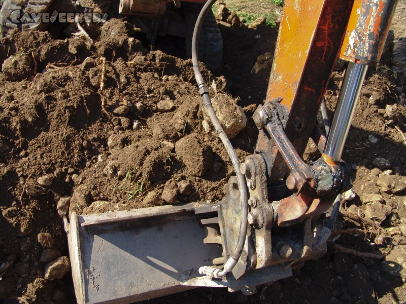 Rostnagelhöhle: Jede Schaufel: Ein bis zwei Schubkarren.