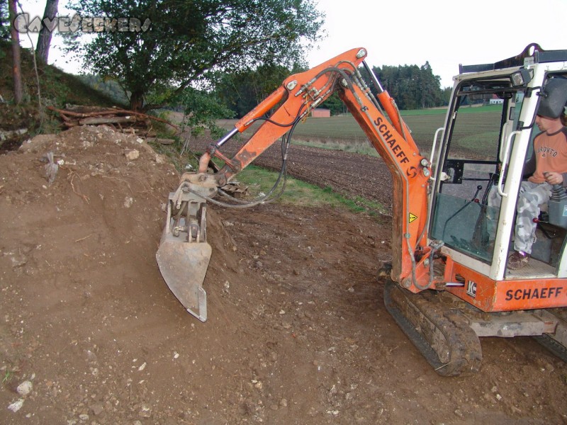 Rostnagelhöhle: Festdrucken.