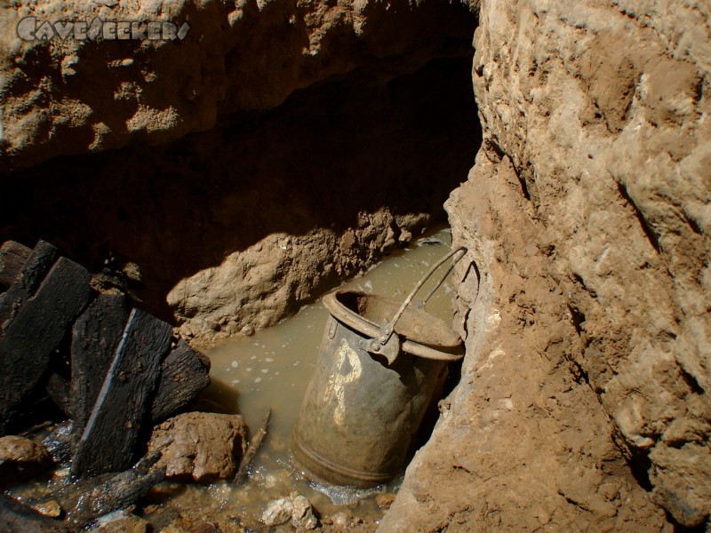 Rostnagelhöhle: Der erste Siphon.