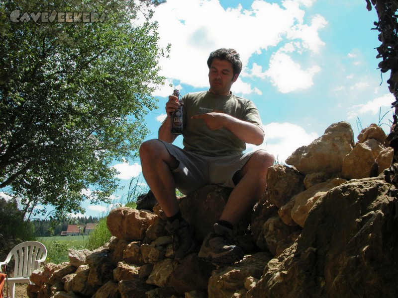 Rostnagelhöhle: Härtl macht Werbung aus der Oberpfalz.