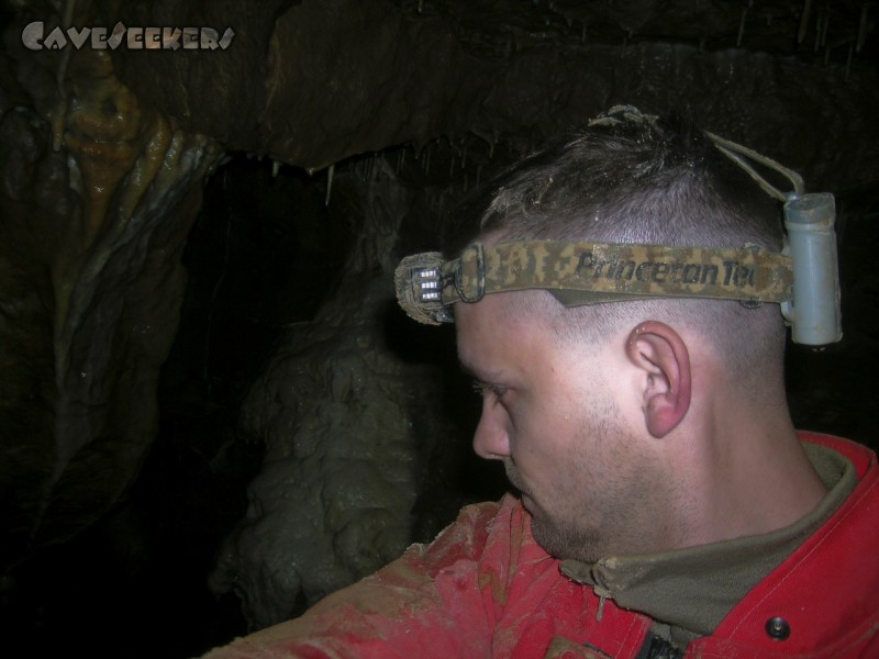 Rostnagelhöhle: Der Erstbekriecher im Neulandrausch.