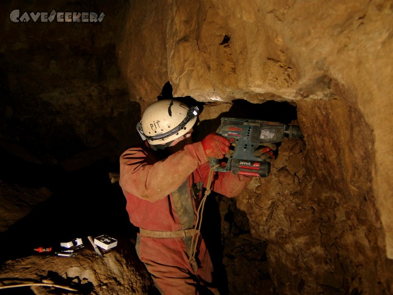 Rostnagelhöhle: Die Bosch und der Athlet - in perfekter Symbiose.