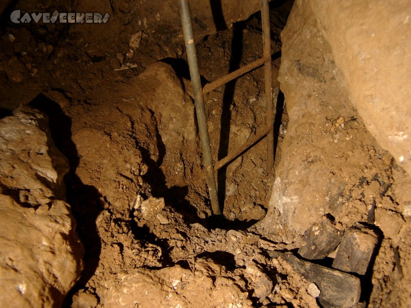 Rostnagelhöhle: ....die Leiter.