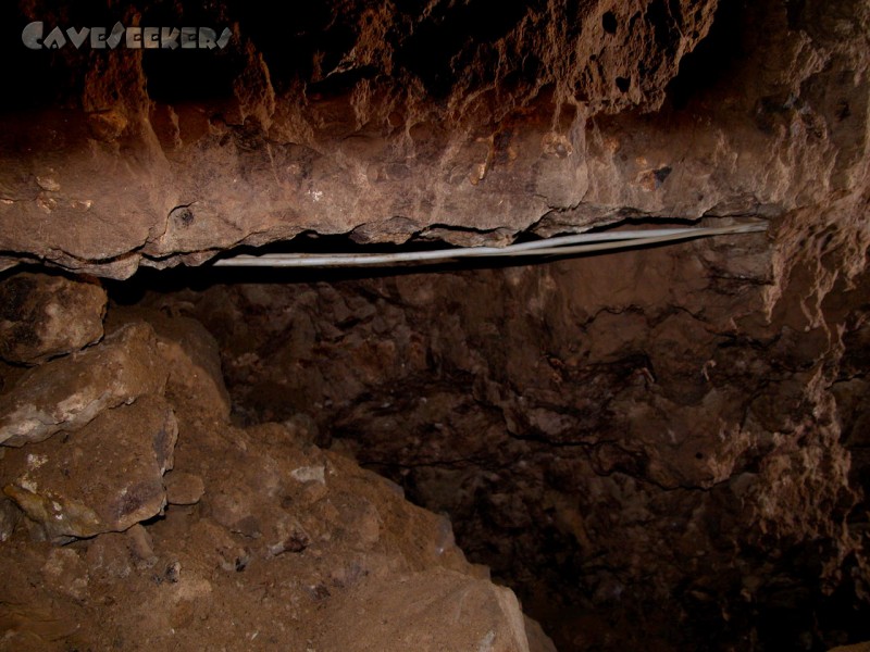 Rostnagelhöhle: Kabelfuhrung